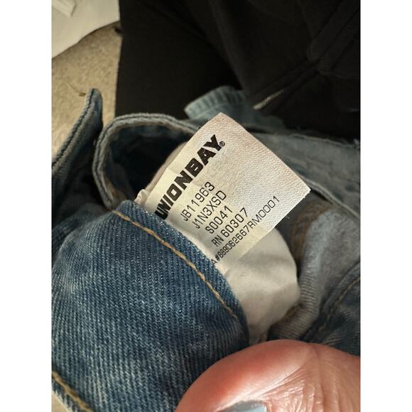 Unionbay 3 straight leg blue jeans straight mom denim light juniors women pants - Picture 6 of 8